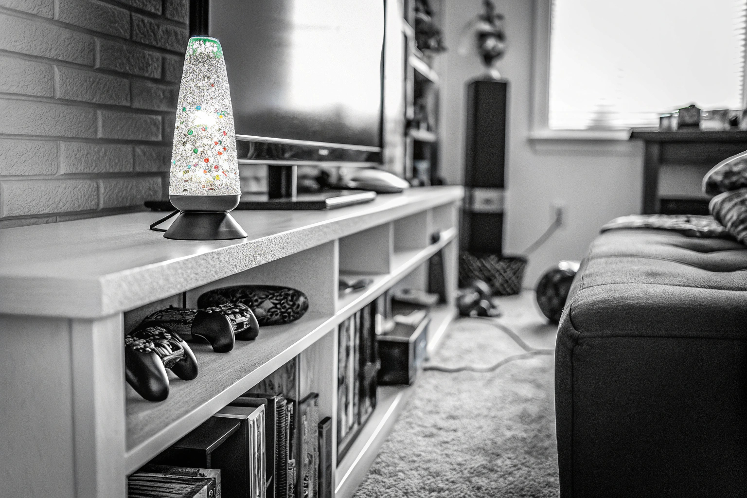 PlayStation Glitzer Lampe