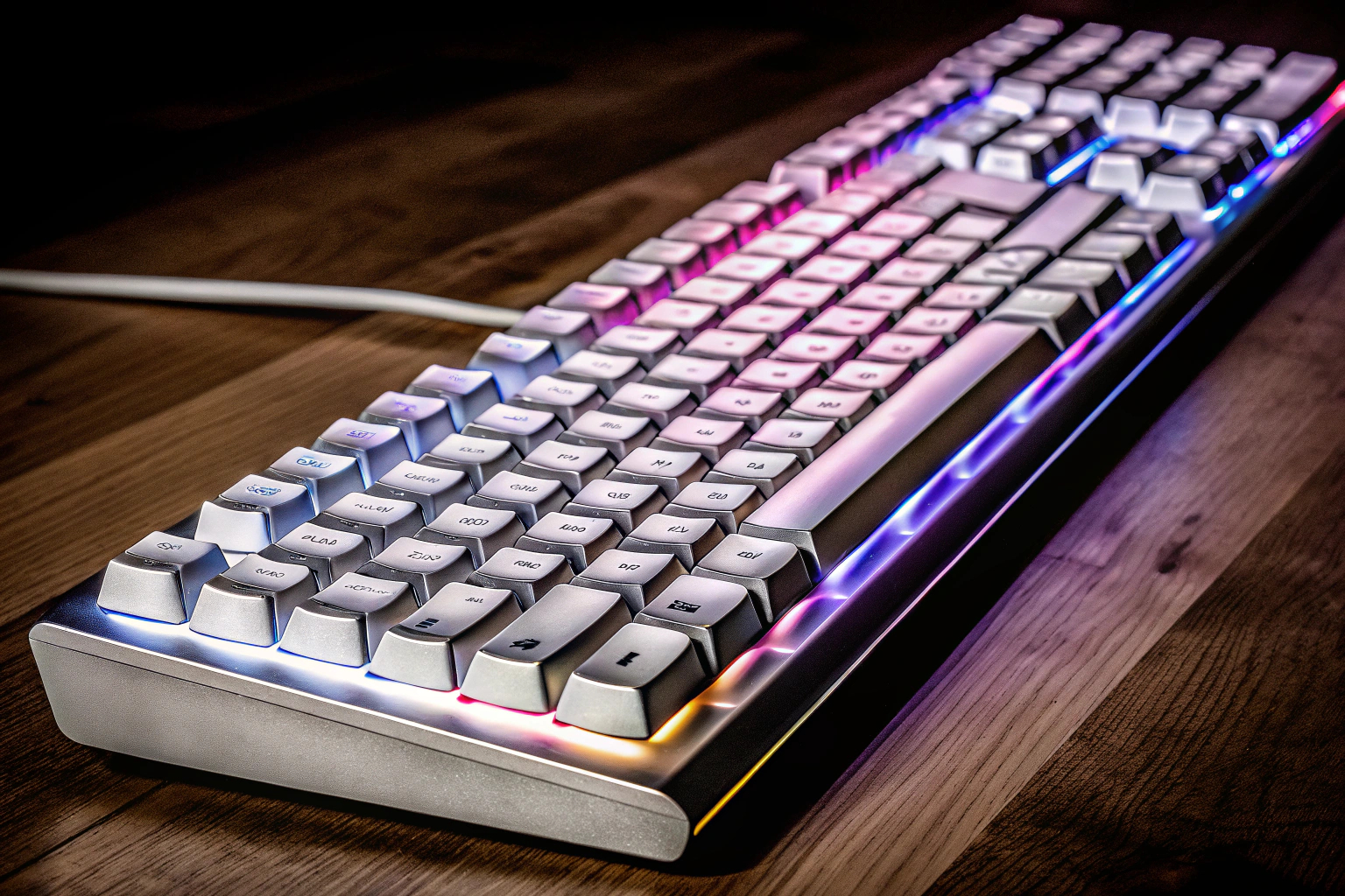 Rii Gaming Tastatur mit Rainbow LED