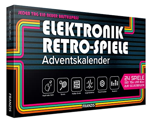 FRANZIS 67150 - Elektronik Retro Spiele Adventskalender