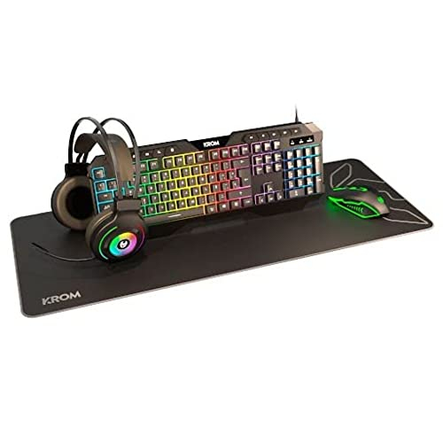 KROM Pack Gaming KARRIER - RGB Rainbow LED