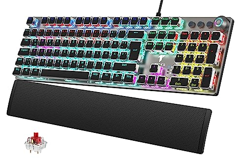 TECURS Mechanische Gaming Tastatur