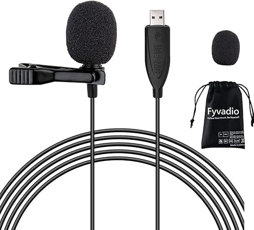 Fyvadio USB Mikrofon Lavalier