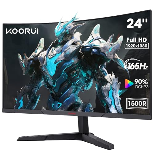 KOORUI 24 Zoll Curved Gaming Monitor