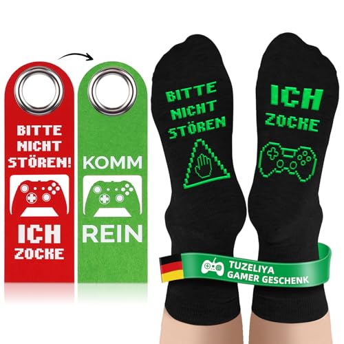 TUZELIYA Lustige Gaming Socken