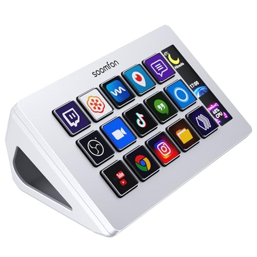 SOOMFON Stream Controller Deck Weiss