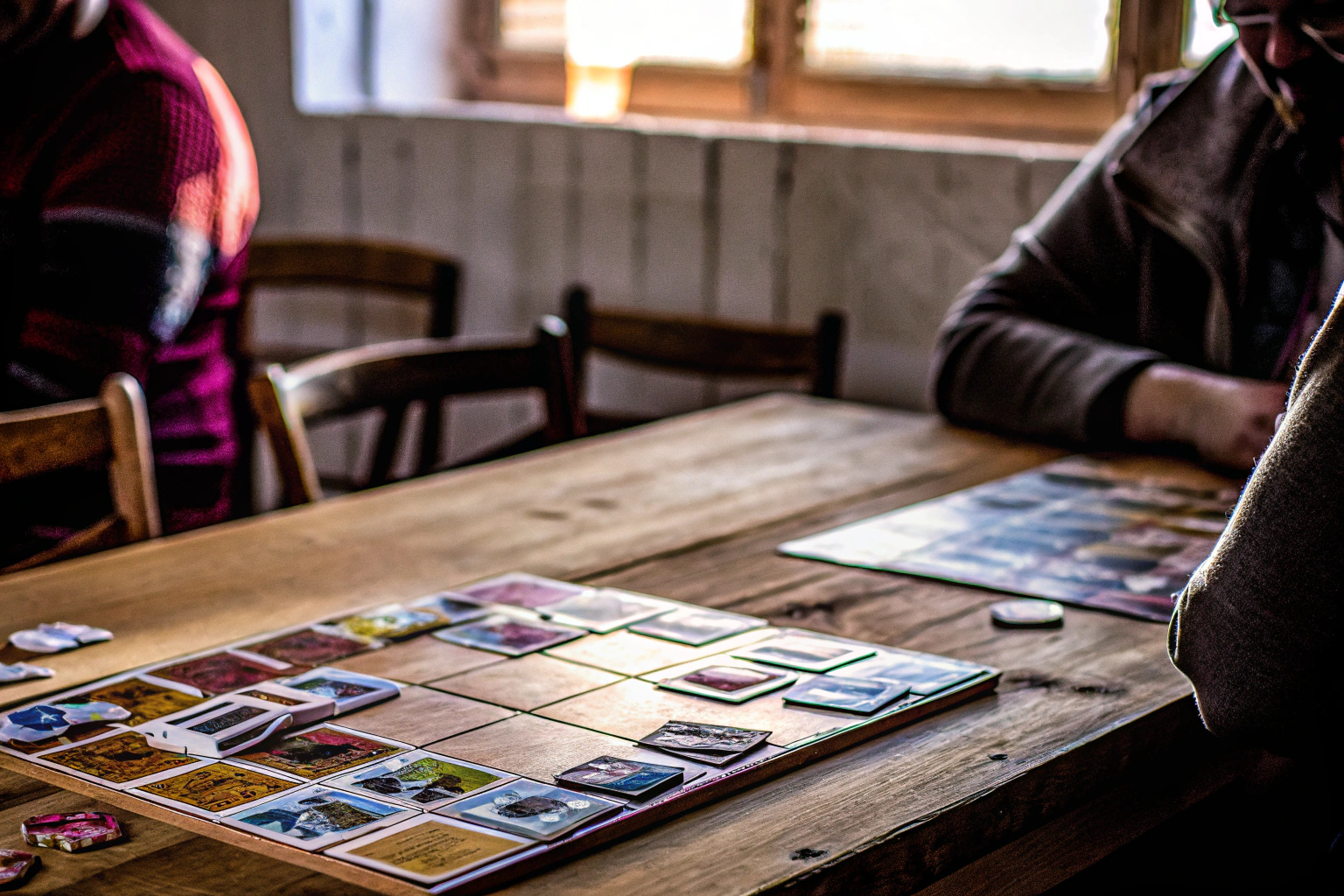 Spieler beim Brettspiel